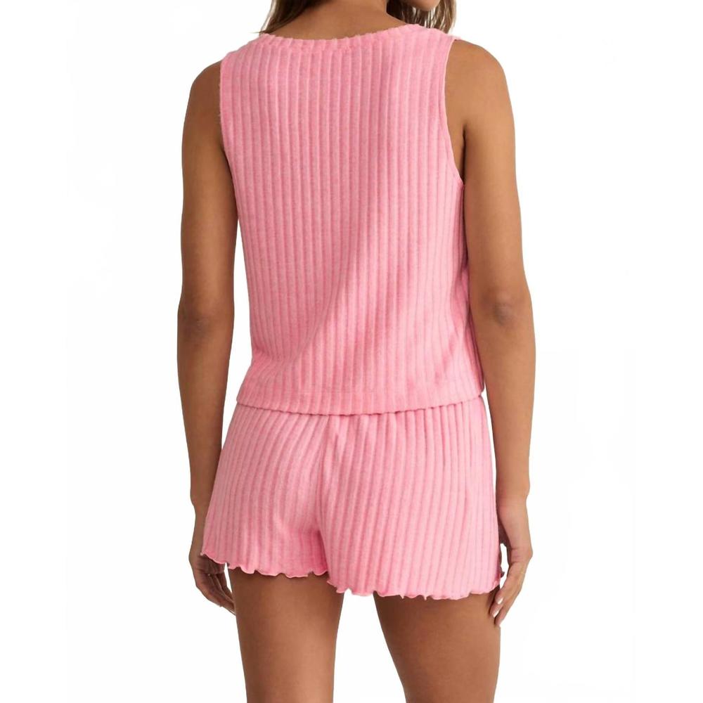 Z Supply Blush Ribbed Lounge Set - Picture 2 of 3